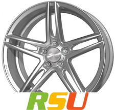 Brock B33 kristallsilber lackiert 8.5x19" ET35 LK5 120 ML 72.6 Alufelgen 19 Zoll