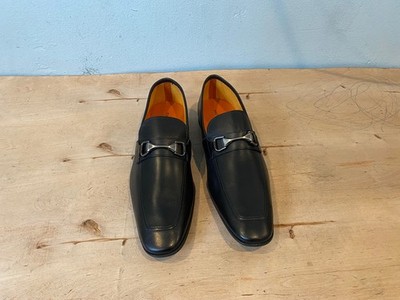 NWOT/B Magnanni 24185 Tazon Bit Slip on Dress Shoes , Black  display picture 1