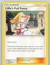 Lillie's Full Force 196/236 Cosmic Eclipse Pokemon NM