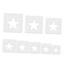 Star Stencil, 8 Pcs Different Size Star Stencils, Stars Template Stencil, star