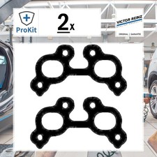 2x ORIGINAL® Victor Reinz Dichtung, Abgaskrümmer für Nissan MICRA II CUBE