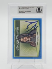 HAILIE DEEGAN 2019 UD GOODWIN CHAMPIONS #67 AUTO RACING BGS AUTH Q7106