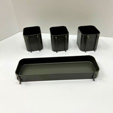 IKEA SKADIS Gray Containers and Shelf | 503.216.35 x 3 | 903.216.43 x 1