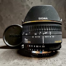 Nikon Fit SIGMA 15mm f/2.8 D EX DIAGONAL FISH...