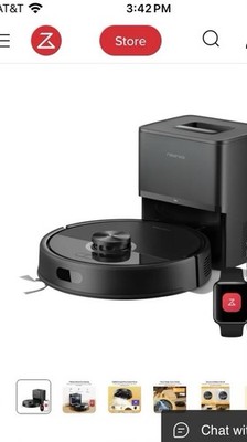 Roborock Q5  Robotic Vacuum Black w/ Mopping Cloth & Washable Filter