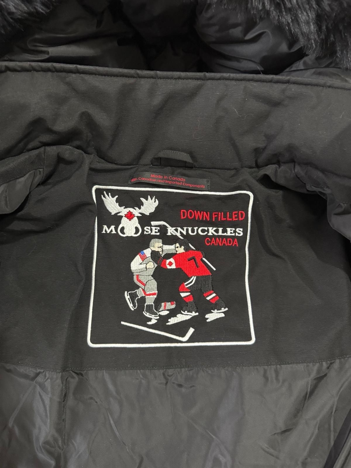 Moose Knuckles 3Q Men's Jacket Size M Black image 8