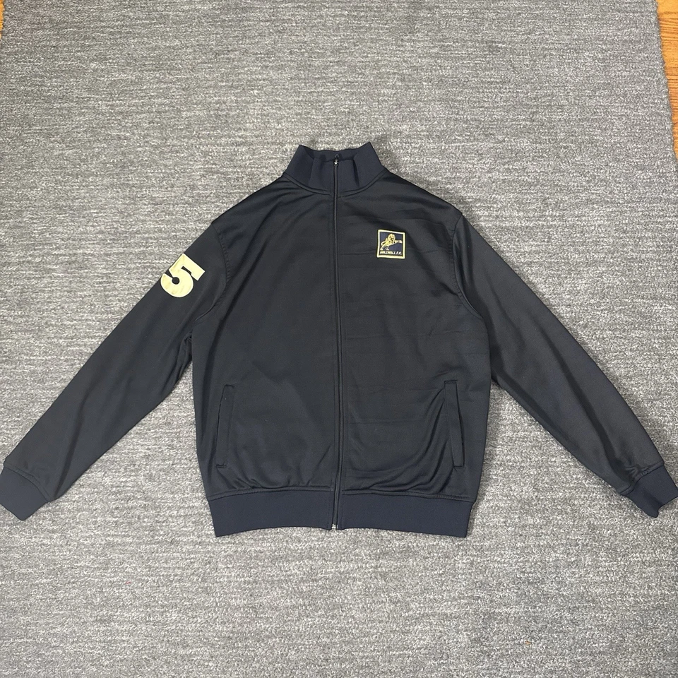 Chaqueta Millwall FC Grande Negra Dorada Pista Fútbol Club Oficial Fútbol León 85 Foto 2 de 4