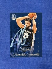 2013-14 Prestige Franchise Favorites Marc Gasol #15 Signed Auto Autograph UU