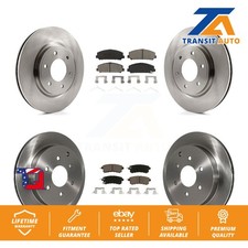 [Front+Rear] Brake Rotors & Ceramic Pad Kit For INFINITI QX80 Nissan Armada QX56