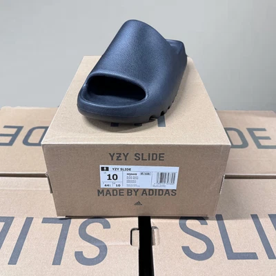 Adidas Yeezy Slide Onyx Black HQ6448 Unisex Men Women Sandals Multiple Sizes New