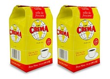 Roasted Caf Crema Ground Coffee Bagged, 14 Ounce Pack of 2 Caf Puerto Rico