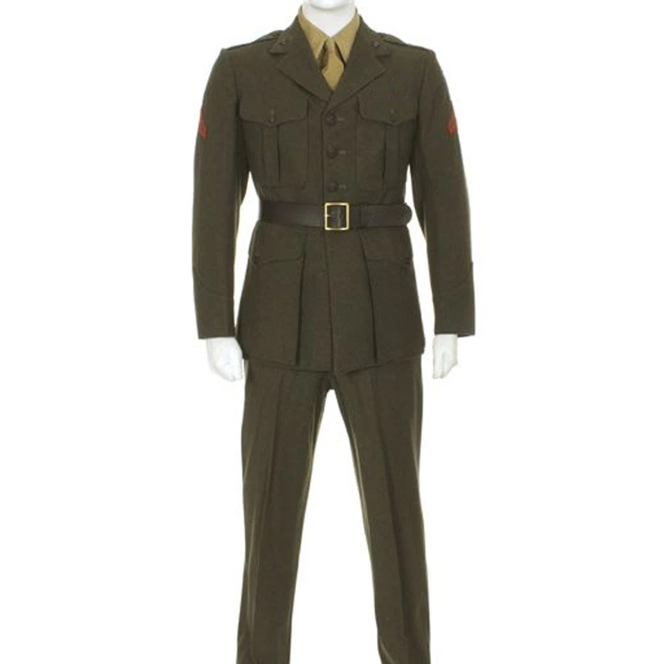 1941 WW2 Marine Uniform Army Corps Green Wool Uniform Military Army Jacket - Image 2 of 3
