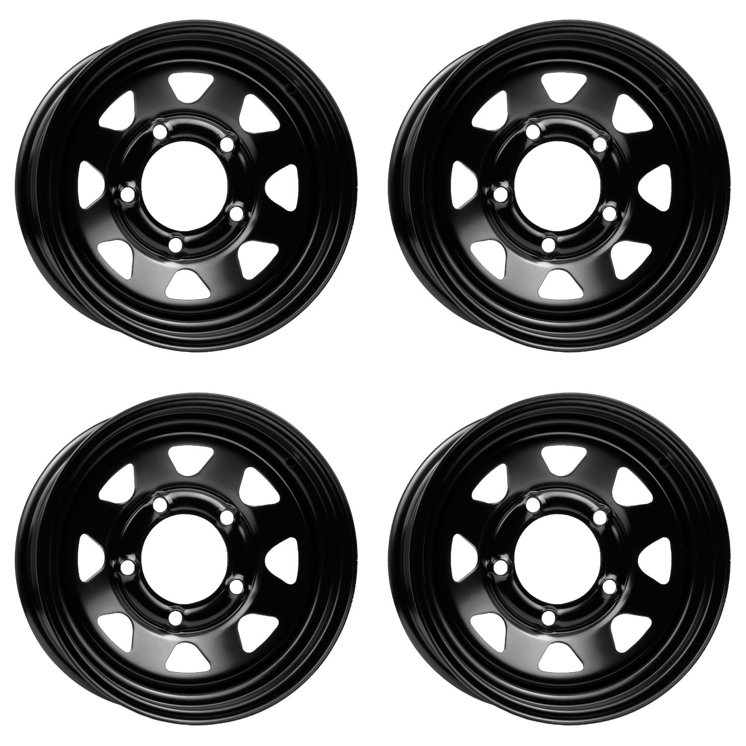 4 Dotz Dakar dark wheels 7.0Jx15 6x139.7 for Mazda B