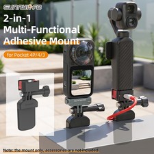 For DJI Osmo Pocket 4P/4/3 Action Camera Corner Adhesive Mount Extension Adapter