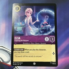 Disney Lorcana Whispers in the Well Elsa-Exploring the Unknown 45/204 NM Regular