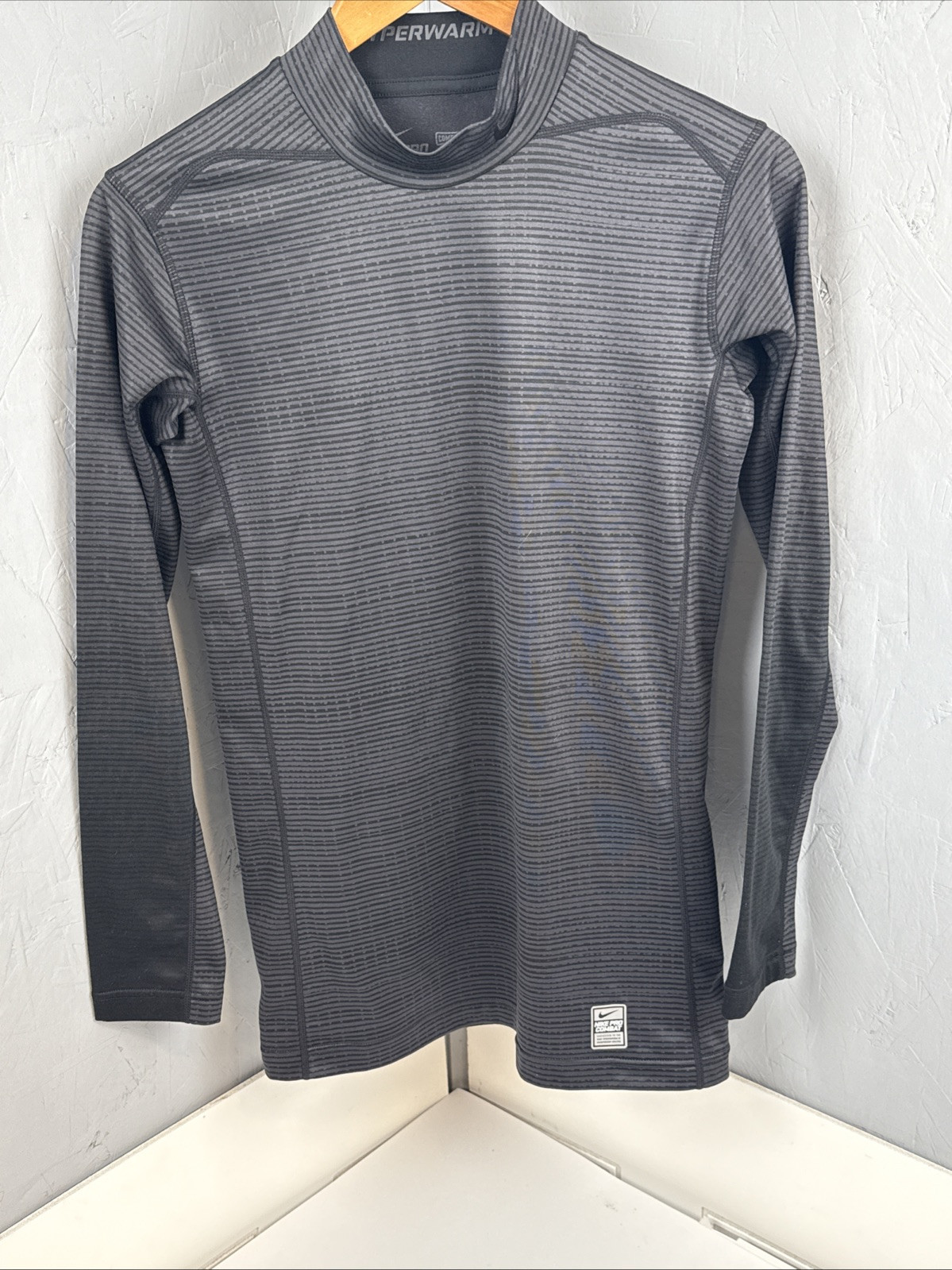 Nike Pro Combat Hyperwarm Compression Shirt Mens … - image 1