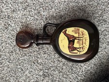 VTG 1960’s Old Fitzgerald Whiskey Decanter 1849 Embossed Horse Lexington Brown