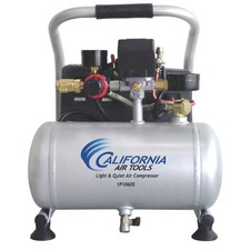 California Air Tools Cat1p1060s 0.6 Hp 1 Gal Quiet Steel Tank Air Compressor New