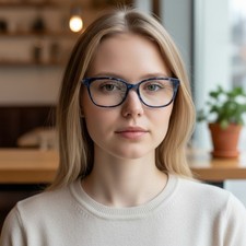 Michael Kors MK 8018 3109 54 15 135 Blue Eyeglasses / Frames E71