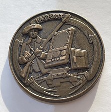 Vintage Raytheon Manager Patriot Surface To Air Missile System Challenge Coin