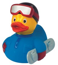 Snowboard sci anatra sportiva anatra cigolante anatra da bagno alta circa 8 cm