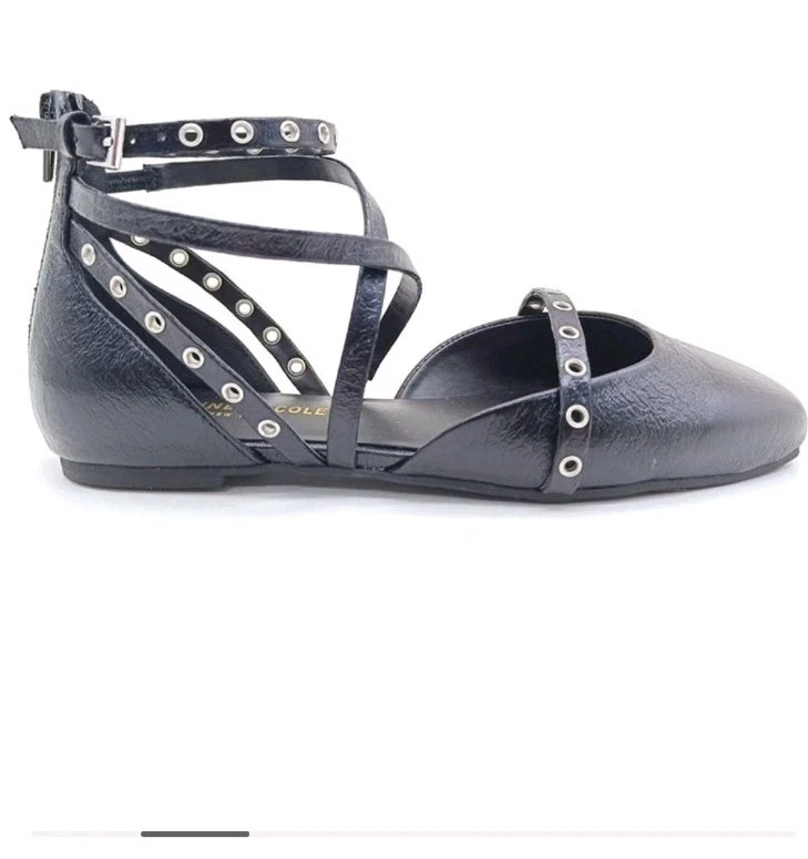 Kenneth Cole Mason Tirantes Plano, 7.5 Nuevo en Caja Negro Foto 2 de 4