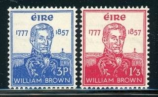 IRELAND MNH Selections: Scott #161 162 Guillermo Brown Argentina Navy CV$22