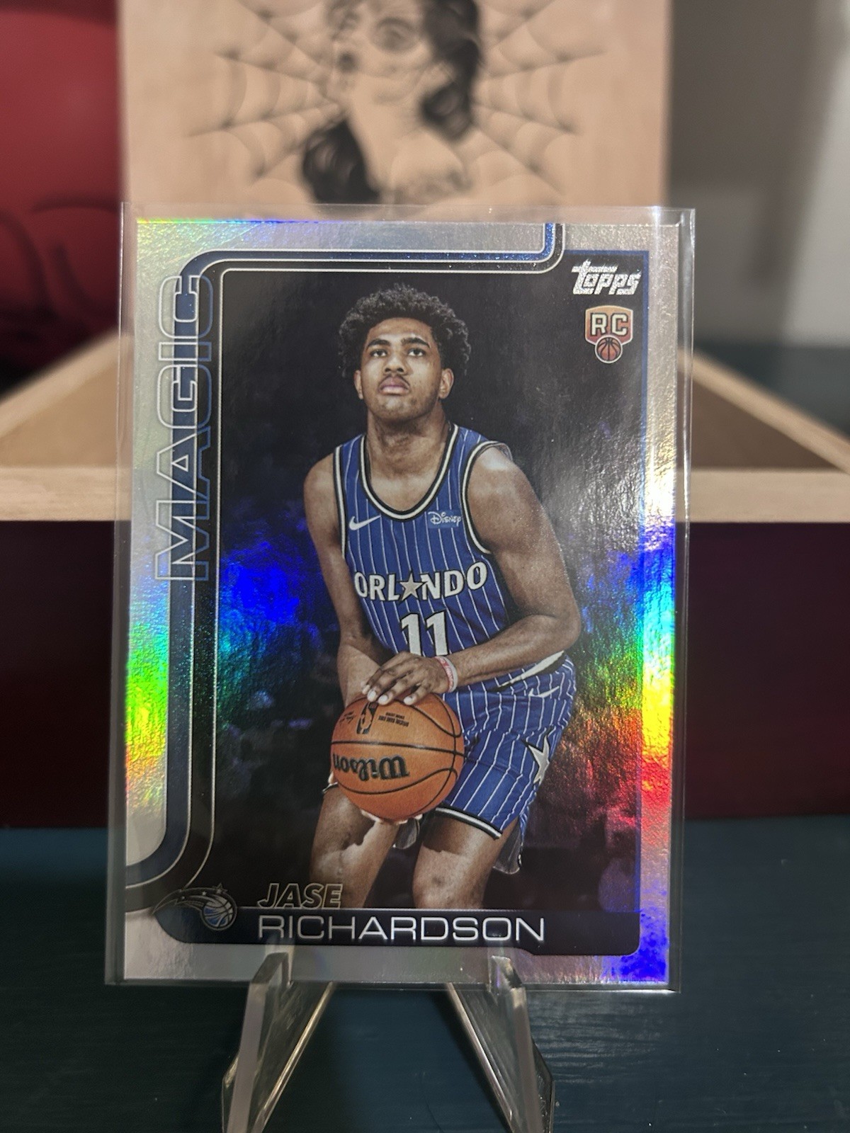 2025 Topps Basketball Jase Richardson RC Rainbow Foil #225 Magic