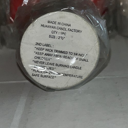 7-VTG Weihnachten Schneemann & Baum Miniatur Teelicht Kerzen 2 1/2" hoch Neu aus altem Lagerbestand - Bild 5 von 5