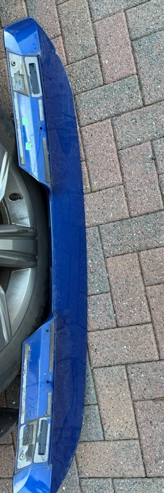 ✅ ALERÓN MALETERO PUERTA TRASERA ORIGINAL FORD FIESTA MK6 ST150 3 PUERTAS AZUL 2005-2008 Foto 4 de 4