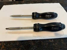 Snap-On SSDMR4B Ratcheting Screwdriver Comes (Lot of 2)