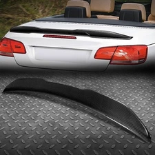 FOR 07-13 BMW 3-SERIES CONVERTIBLE CARBON FIBER PSM-STYLE REAR TRUNK LID SPOILER