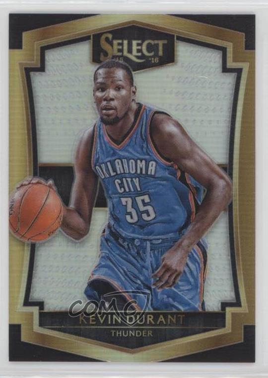 2015-16 Panini Select Premier Level Silver Prizm Kevin Durant #156 hs9
