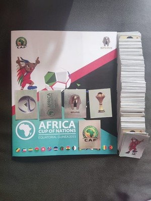 Sphinx African cup of nations Equatorial Guinea 2015 Full set & empty Album
