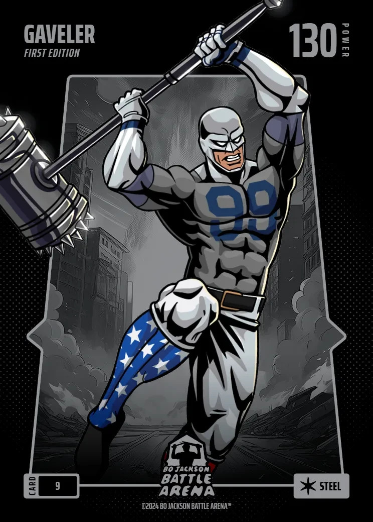 Bo Jackson Battle Arena Alpha Base Paper - Complete Your Hero Set