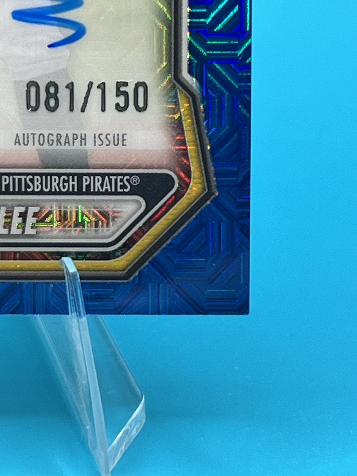 2026 Bowman Chrome Hyun Seung Lee Blue 1st Bowman Mojo Refractror Auto /150 view 6