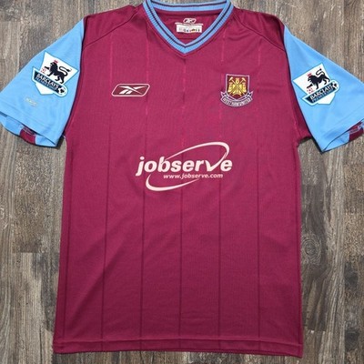 2006 Reebok West Ham Home Soccer Jersey Carlos Tevez Men S