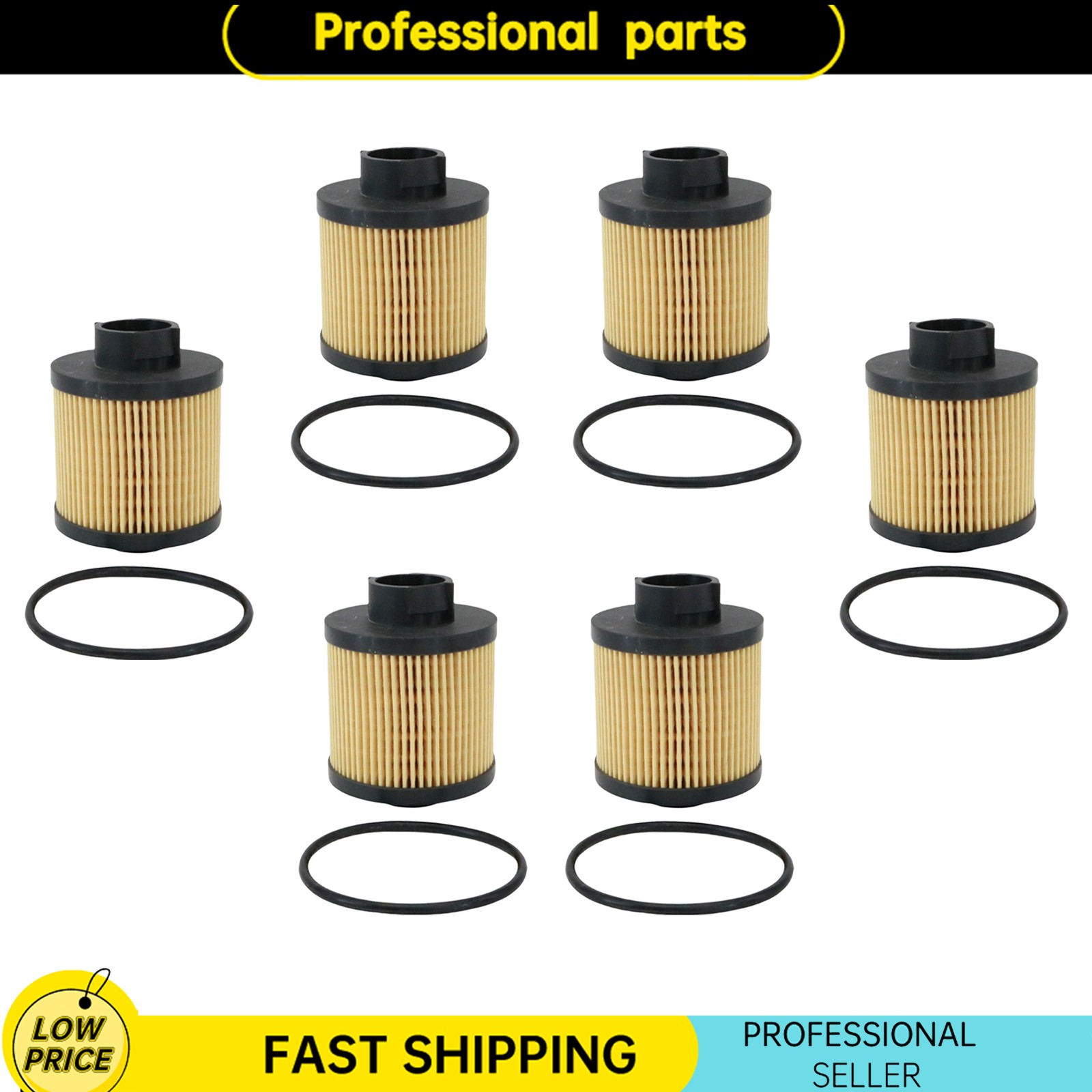 6Pcs Oil Filter Fits Lamborghini Gallardo Spyder Coupe Superleggera SE Base Nera