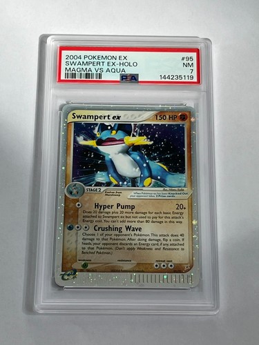 Swampert ex graded PSA 7 for sale on eBay