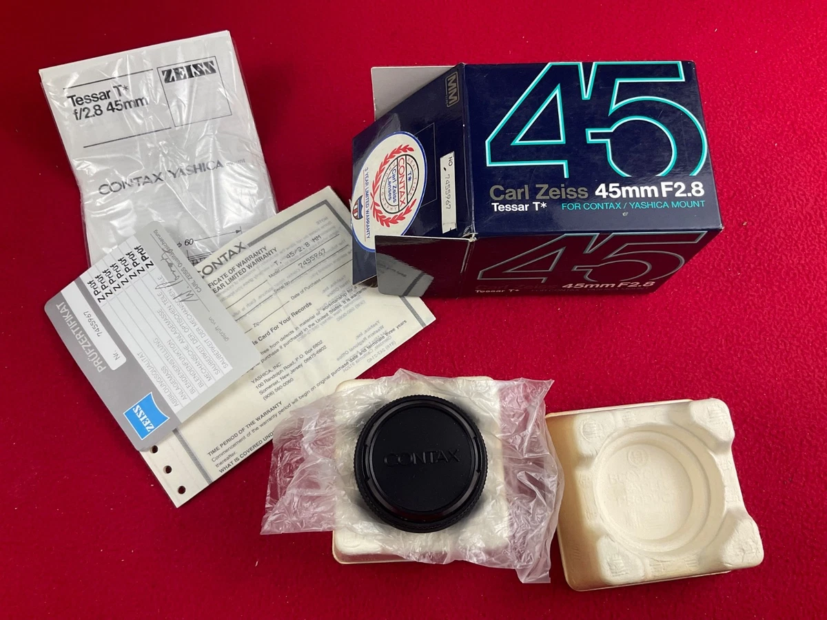 Contax f/2.8 Camera Lenses 45mm Focal for sale - eBay