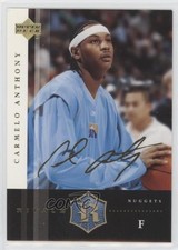 2004-05 UD Rivals Box Set Gold Facsimile Signature Carmelo Anthony #14 HOF 0qr0