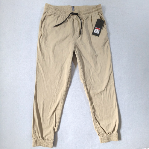 Vision Street Wear Stoked Trip Jogger Mens Medium Beige NWT Skate Style Pants