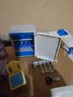 Vintage Kameny Dollhouse Furniture Kitchen/bedroom/bathroom — photo 8
