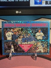 2025 Topps Heritage Dodgers 2024 World Series Champs #462  Blue Sparkle Ohtani