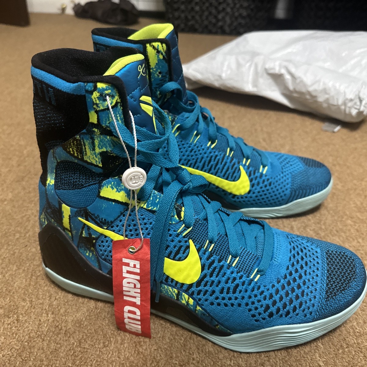 Nike Kobe IX 9 Elite High Top Perspective Blue Mens Size 10.5 | eBay
