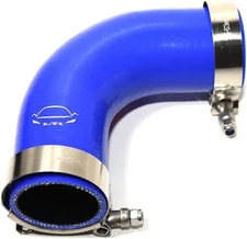 4-Ply Reinforced 2" ID 90 Degree Elbow Silicone Hose Coupler 2 Inch, Blue 