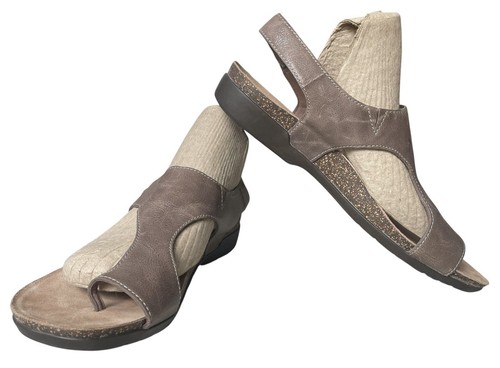 Dansko Reece Stone Waxy Burnished Shoes Sandal Thong Women’s 9.5 - 10 US (40 EU)