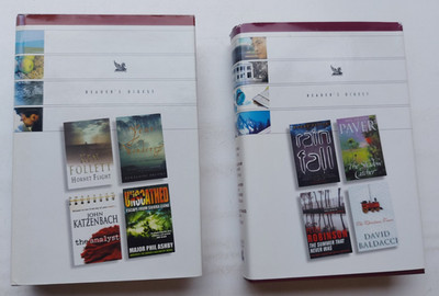 2 x Readers Digest Condensed Books - Multi Novels - Unscathed/Rain Fall Etc