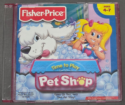 Pet Shop Version 1.0c - (1996 Fisher-Price/The Learning Company) - Used CD-ROM