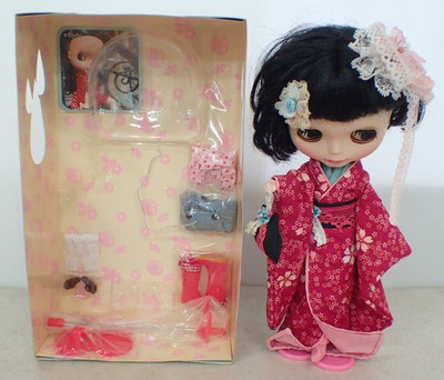 Takara Neo Blythe Rainy Day Parade Custom Doll Japanese Kimono OOAK